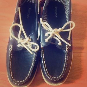 Merona Blue boat shoes